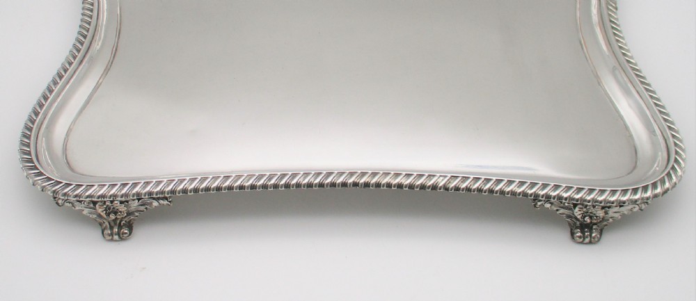 A Rare Pair of Old Sheffield Plated Serving Trays View IX