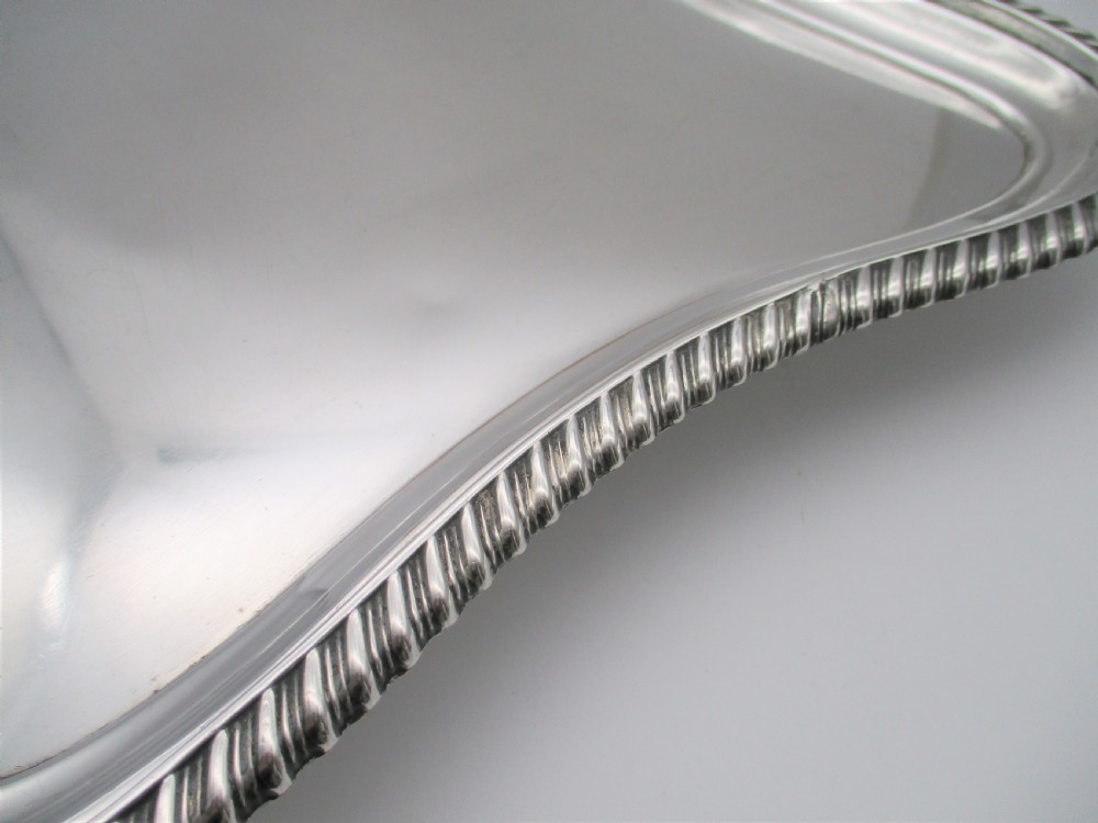 A Rare Pair of Old Sheffield Plated Serving Trays View XIII