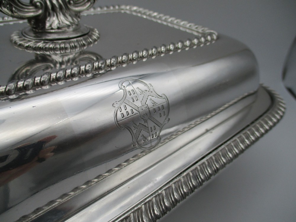 A Fabulous Old Sheffield Plated Warming Tureen View V