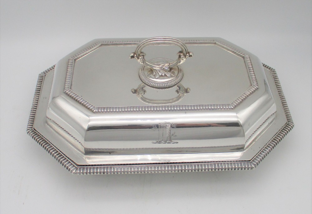 Fine Old Sheffield Plated Lidded Serving Tureen c1820 View II