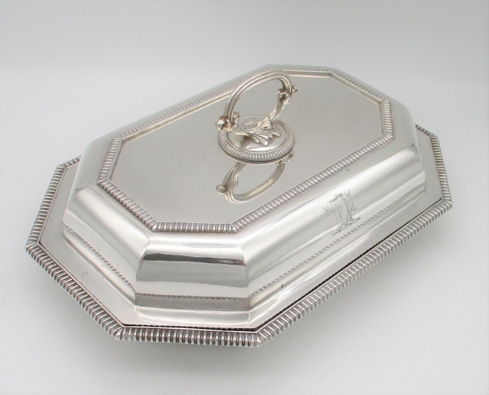 Fine Old Sheffield Plated Lidded Serving Tureen c1820 View III