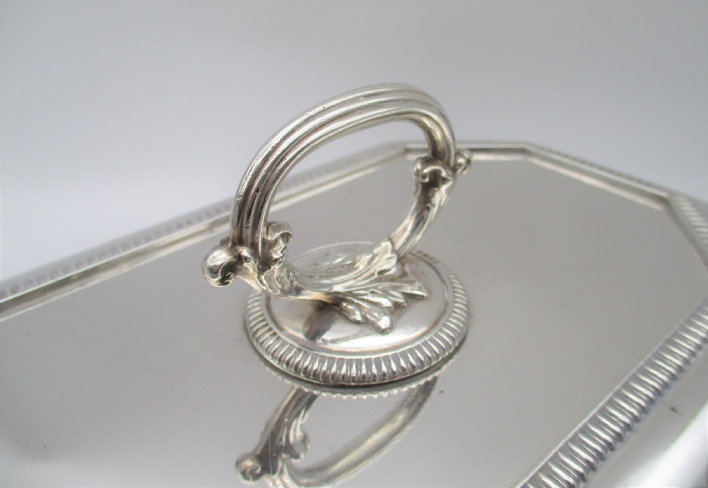 Fine Old Sheffield Plated Lidded Serving Tureen c1820 View V