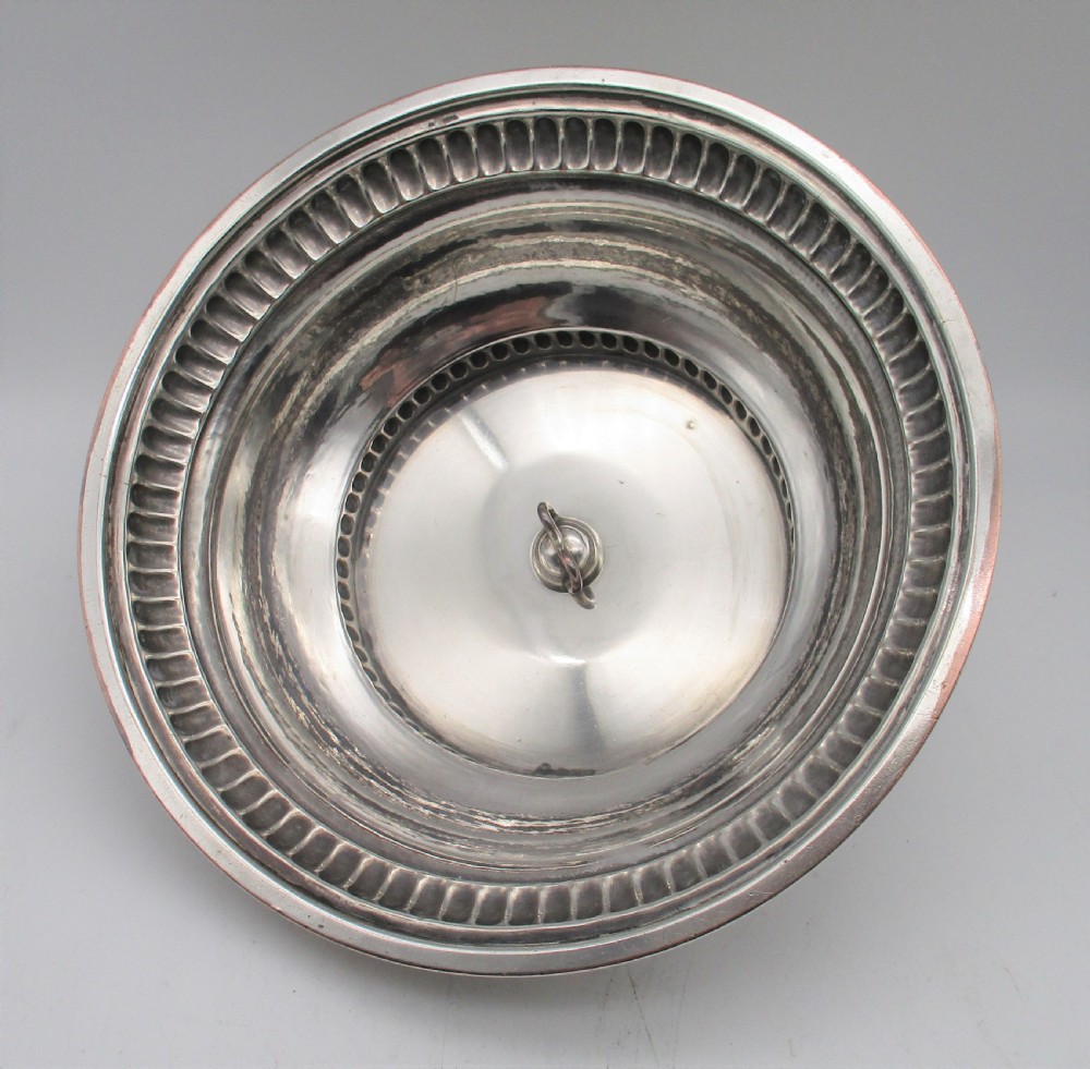 An Unusual Old Sheffield Plated Domed Lidded Dish View VII