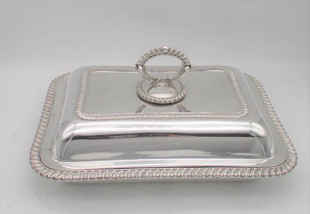 A Fine Silver Plated Serving Tureen