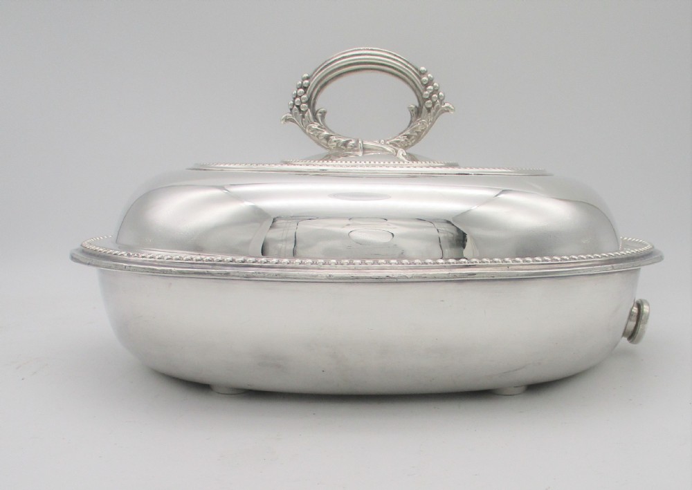 A Fine Silver Plated Warming Tureen by Dixons View VIII