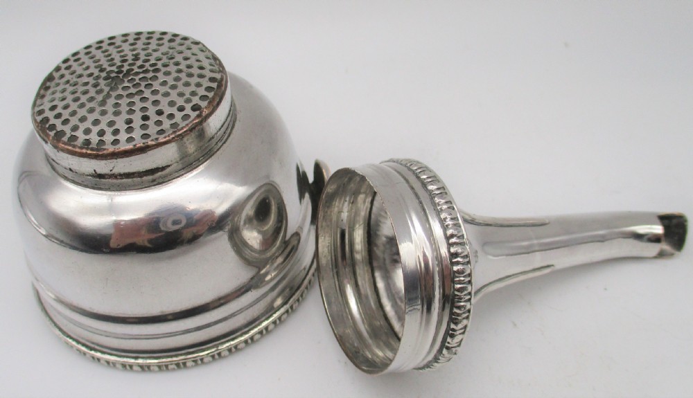 An Old Sheffield Plated Wine Funnel View III