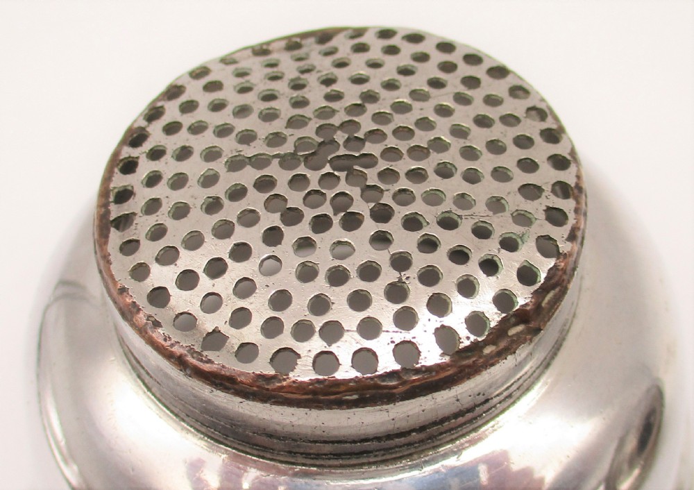 An Old Sheffield Plated Wine Funnel View V