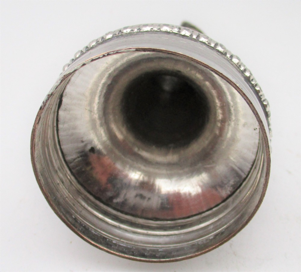 An Old Sheffield Plated Wine Funnel View VI
