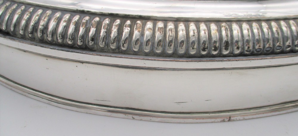 Large Regimental Old Sheffield Plated Meat Dome 21