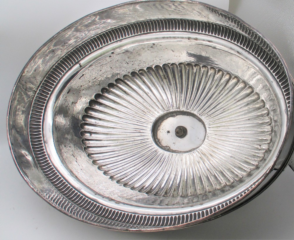 Large Regimental Old Sheffield Plated Meat Dome 21