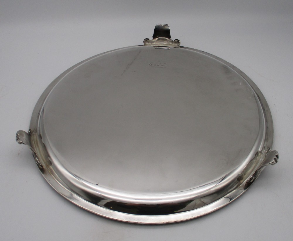 A Fine Elkington Silver Plated Drinks Tray 1882 View VI