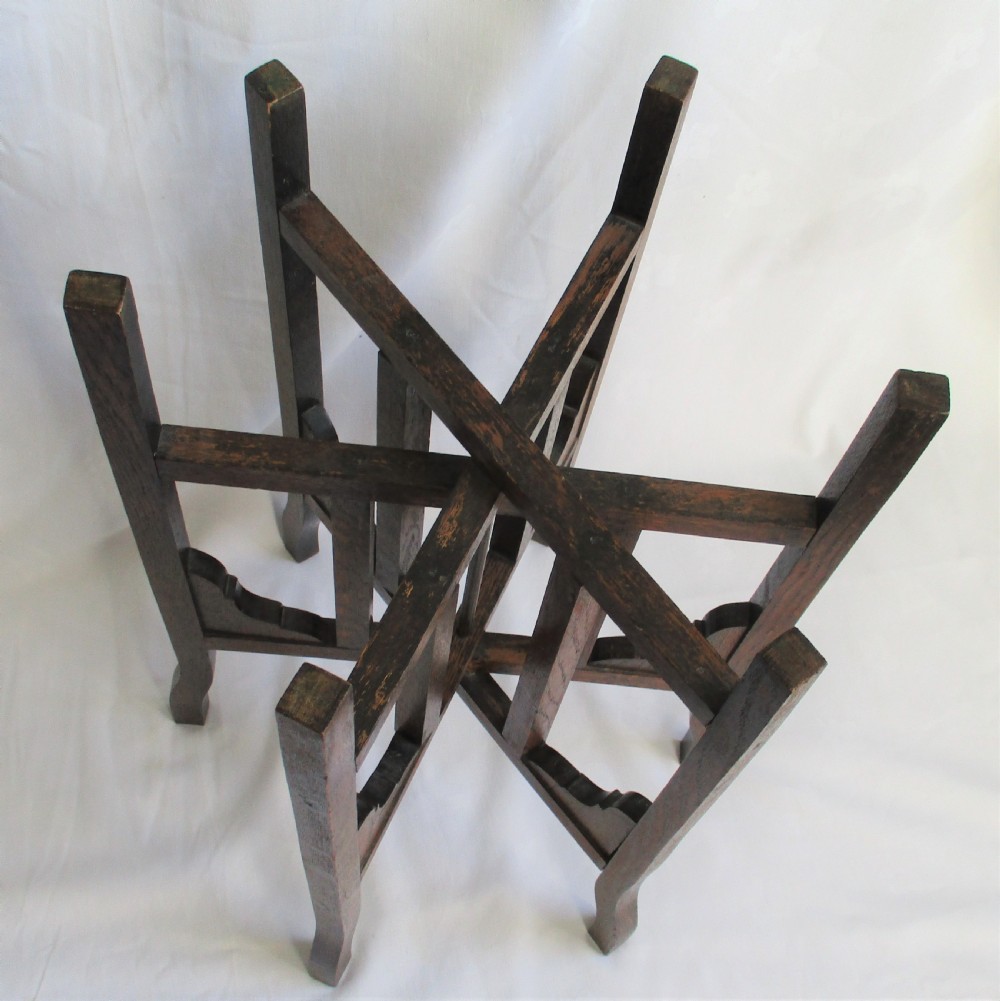 Fine Brass Benares Style Tray Top Folding Table View III