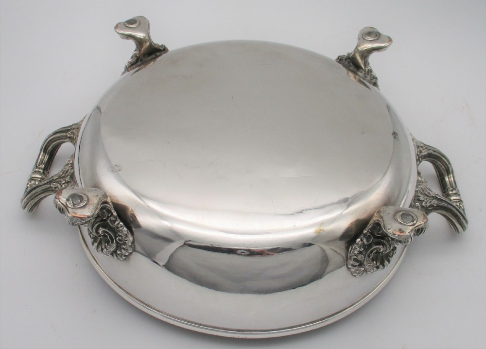 Very Large Old Sheffield Plated Warming Tureen c1840 View VIII