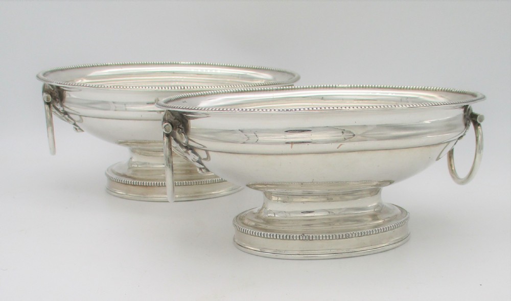 A Pair of 19th Century Old Sheffield Plated Bon Bon Dishes