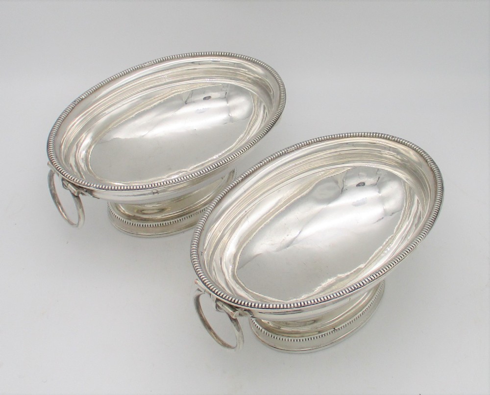 A Pair of 19th Century Old Sheffield Plated Bon Bon Dishes View II