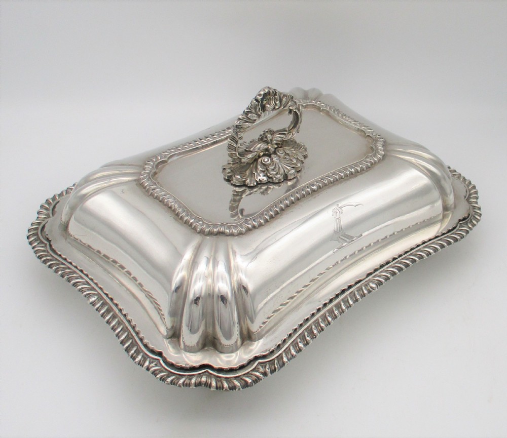 Matthew Boulton Old Sheffield Plated Serving Tureen with Crest View II