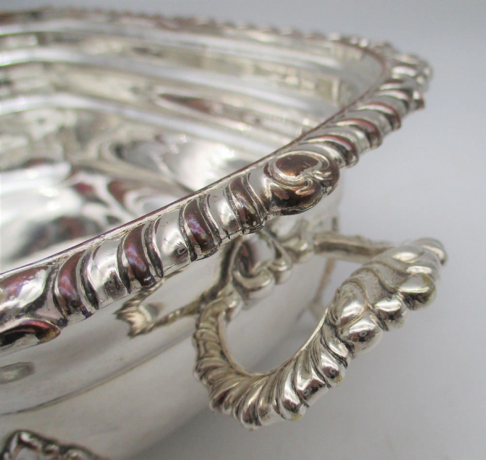 A Fine Old Sheffield Plated Sauce Tureen c1820 View IV