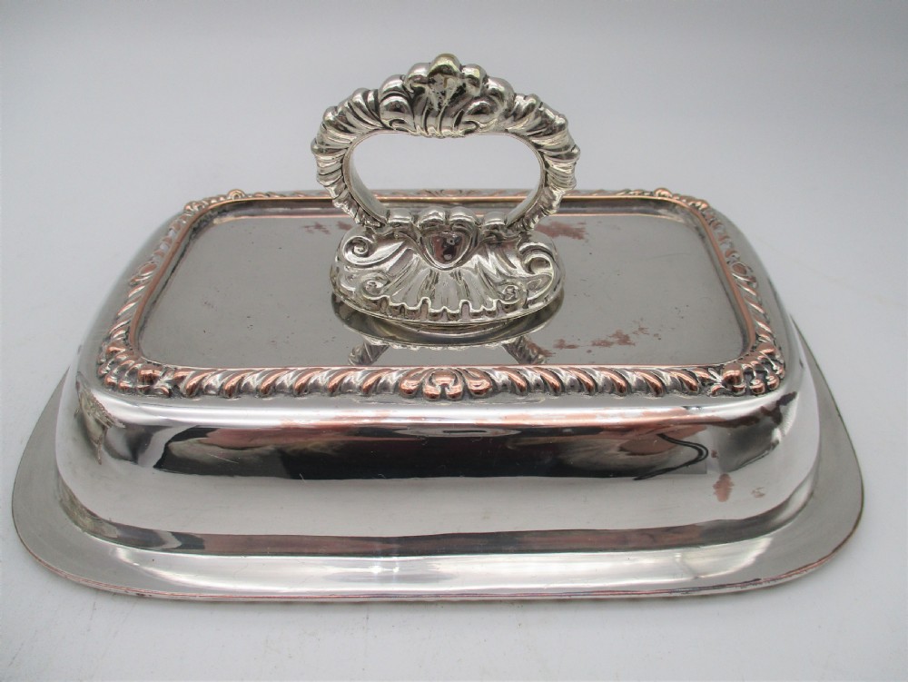 A Fine Old Sheffield Plated Sauce Tureen c1820 View V