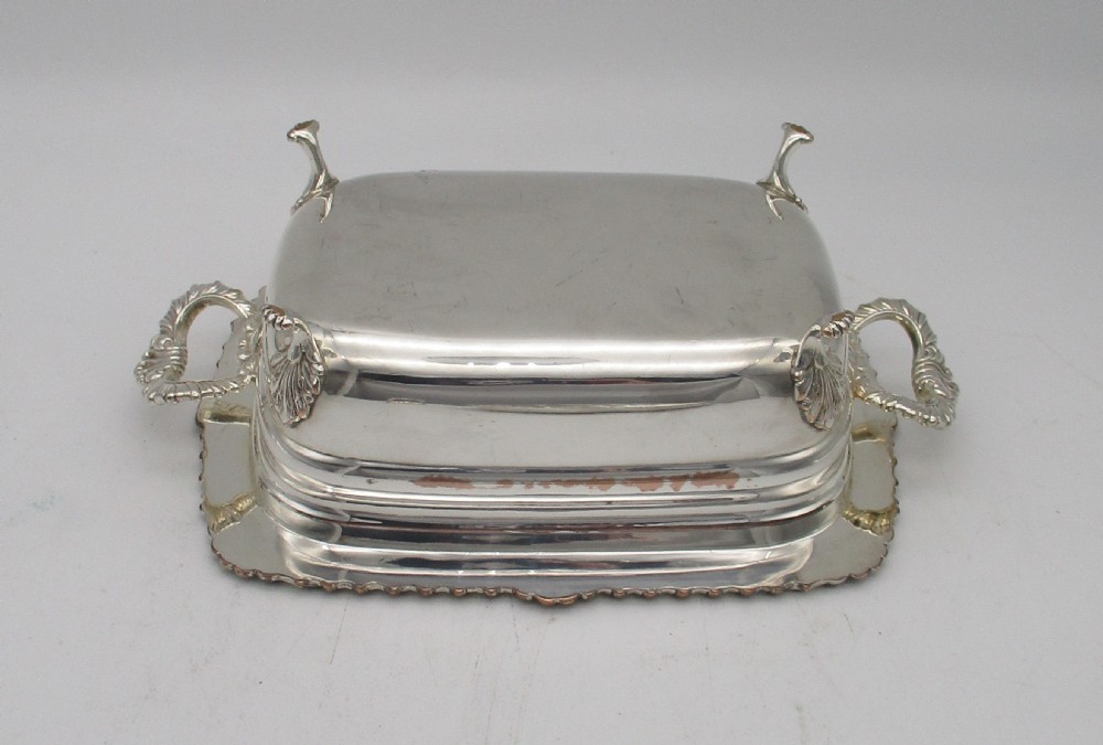 A Fine Old Sheffield Plated Sauce Tureen c1820 View VIII