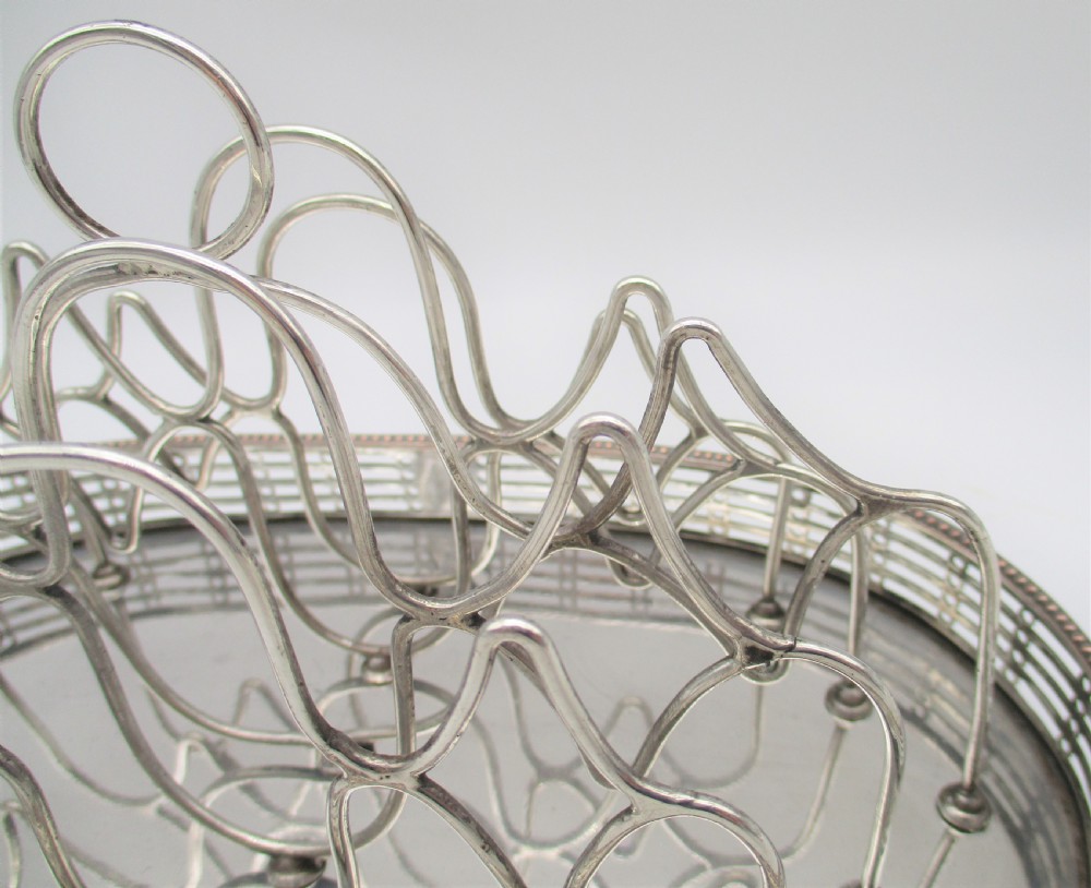 Georgian Old Sheffield Plated Wirework Toast Rack c1800 View VII