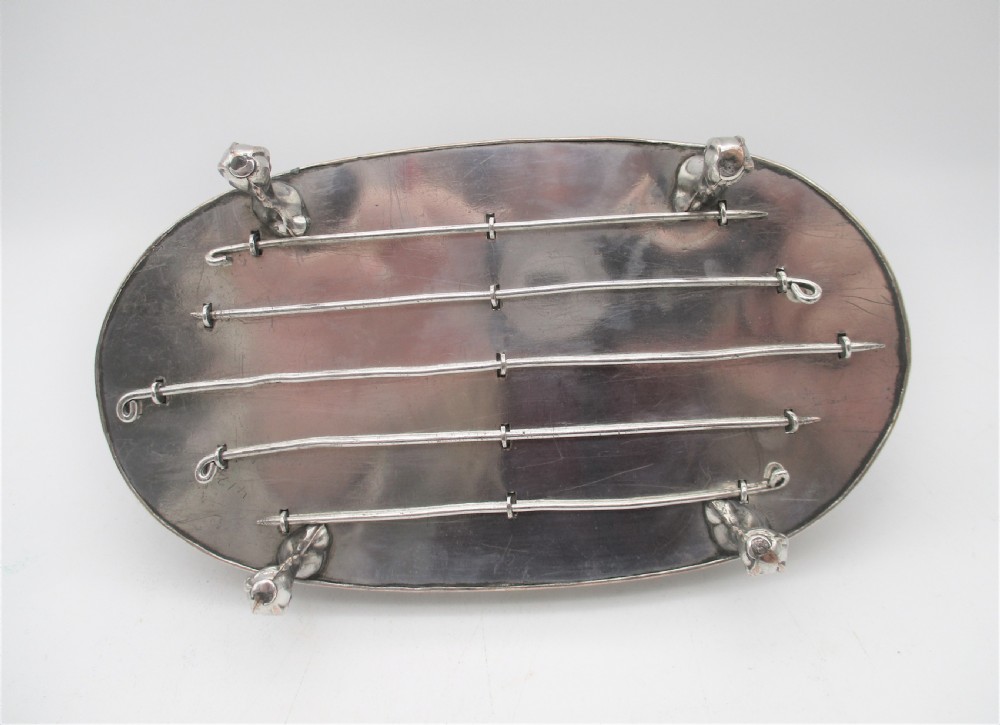 Georgian Old Sheffield Plated Wirework Toast Rack c1800 View VIII