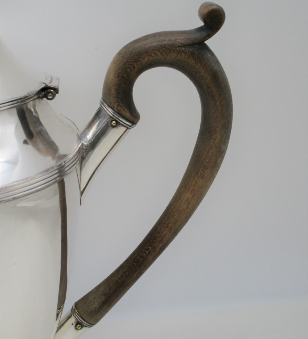 Late 18th Century Old Sheffield Plated Coffee Jug View IV