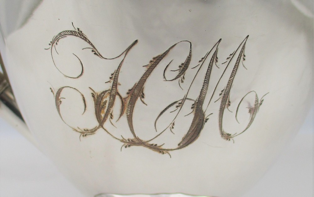 Late 18th Century Old Sheffield Plated Coffee Jug View VIII