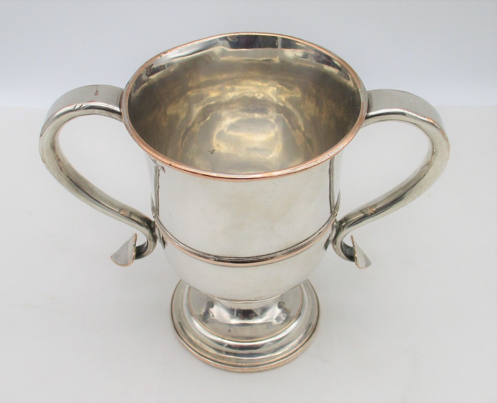 18th Century Old Sheffield Plated Loving Cup by N Smith c1780 View II