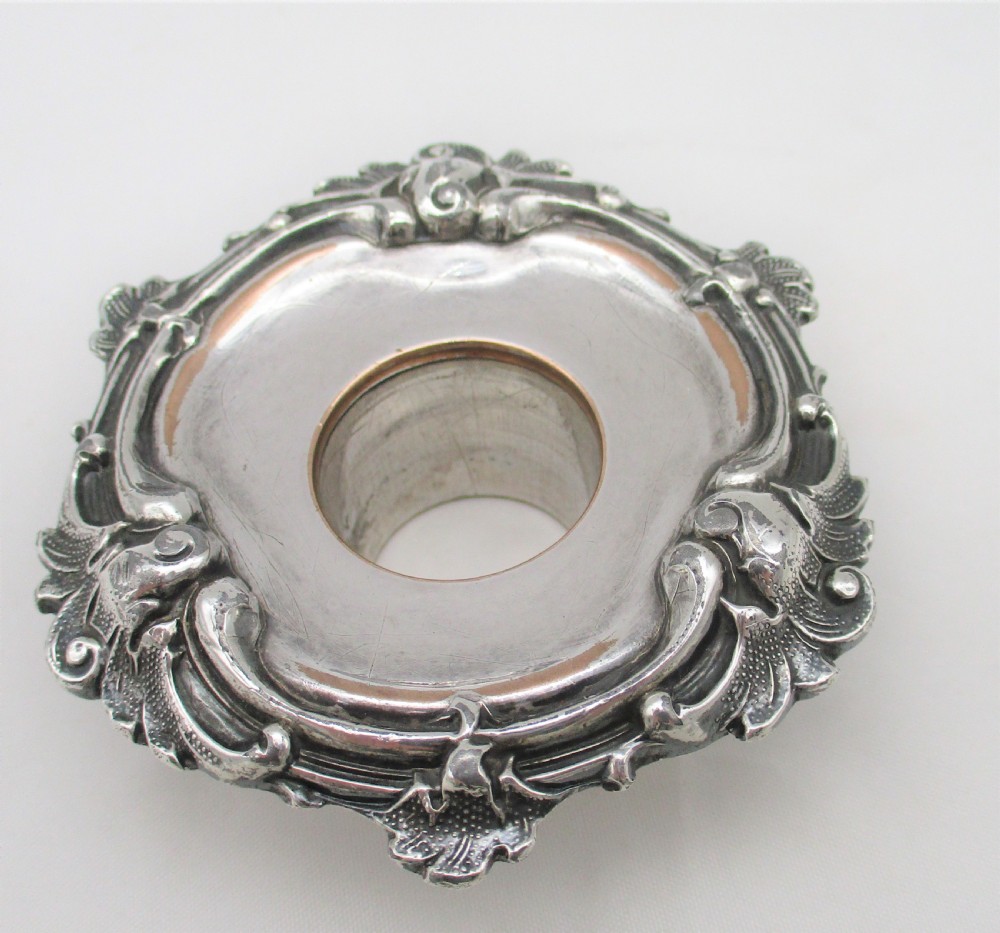 Old Sheffield Plated Chamber Candlestick by Dixons c1830 View VII