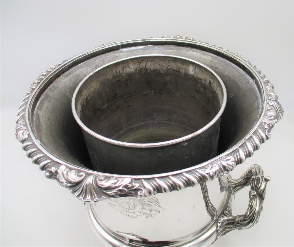 Matthew Boulton Old Sheffield Plated Wine Cooler c1820 View VIII