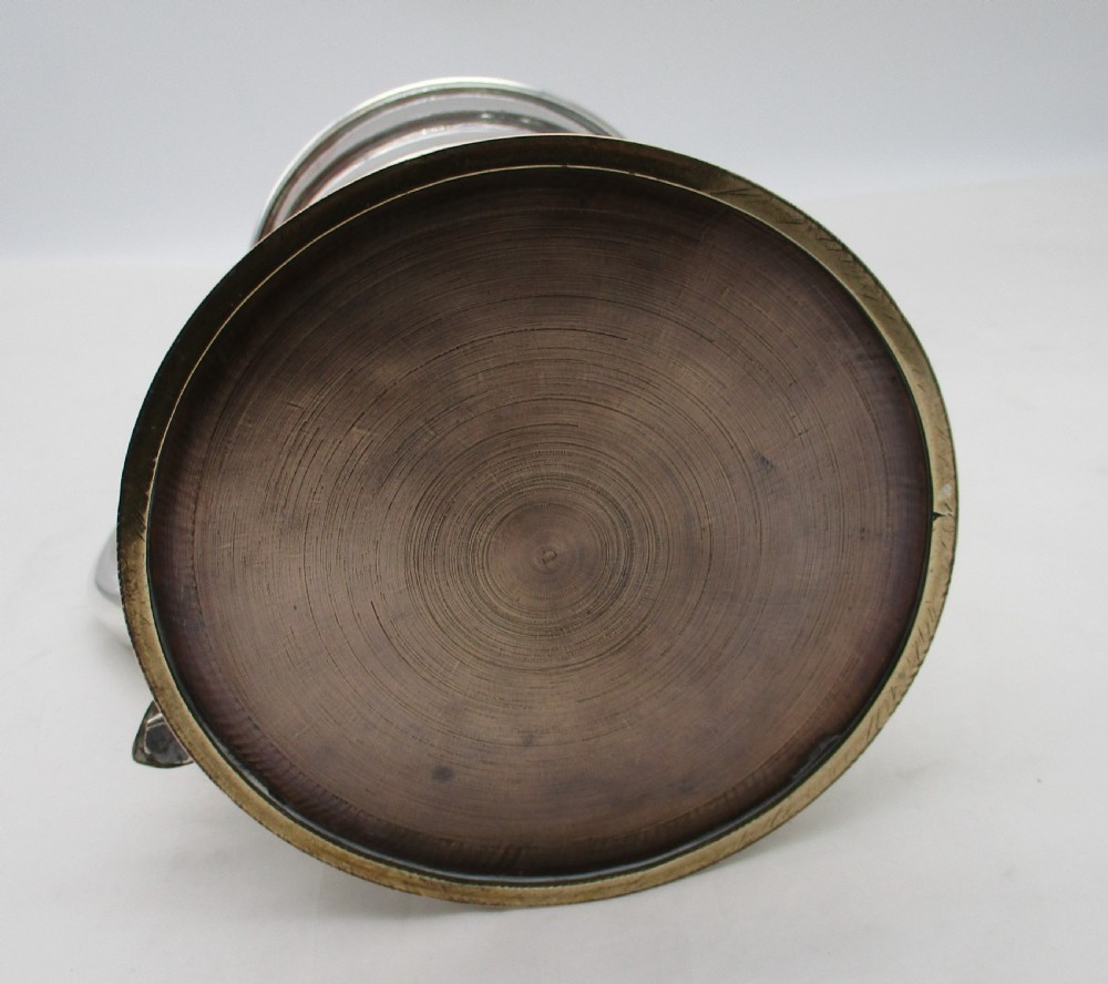A Large Old Sheffield Plated Quart Tankard c1800 View VIII