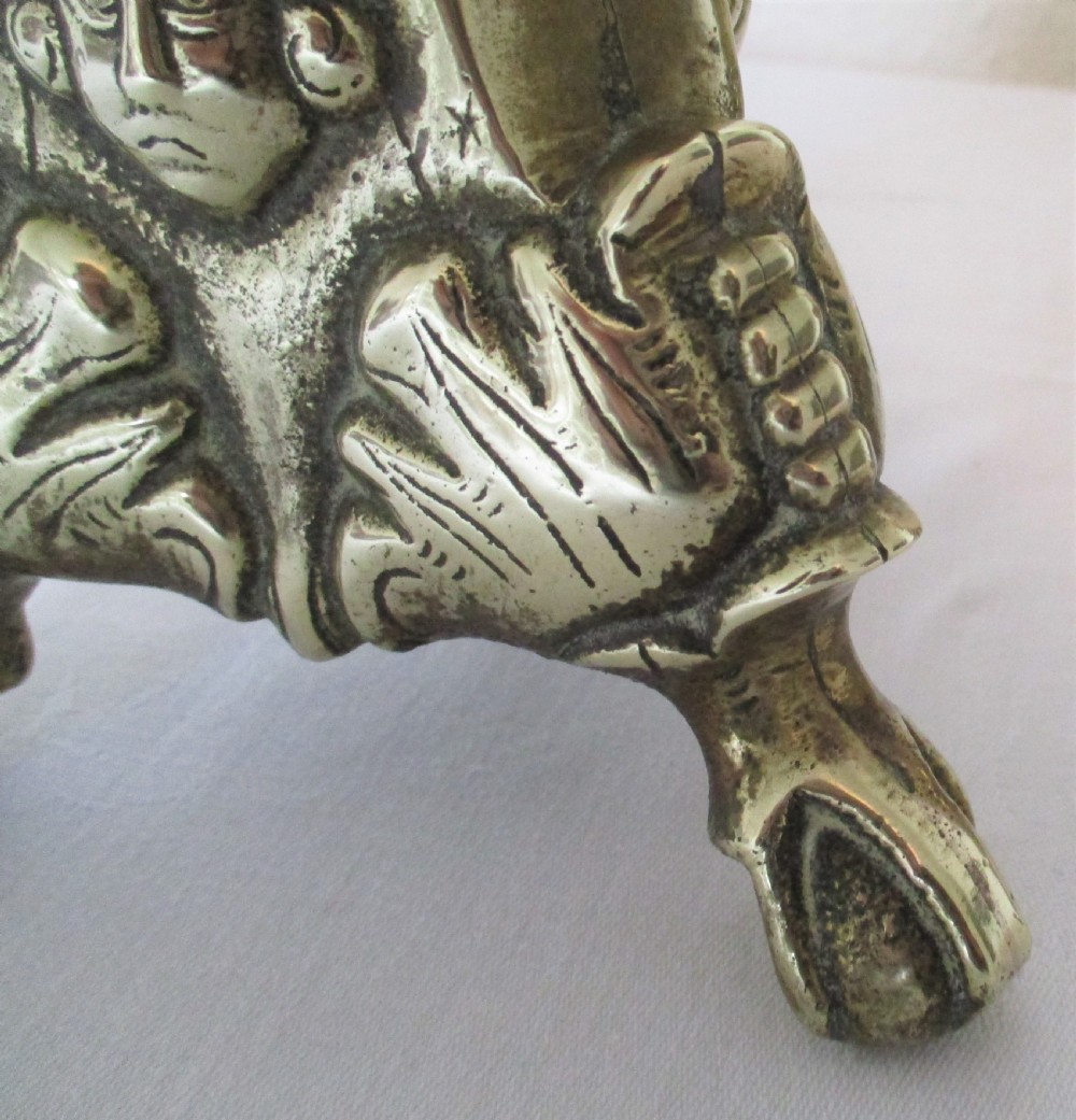 A Pair of Large Brass Church Candlesticks View VIII