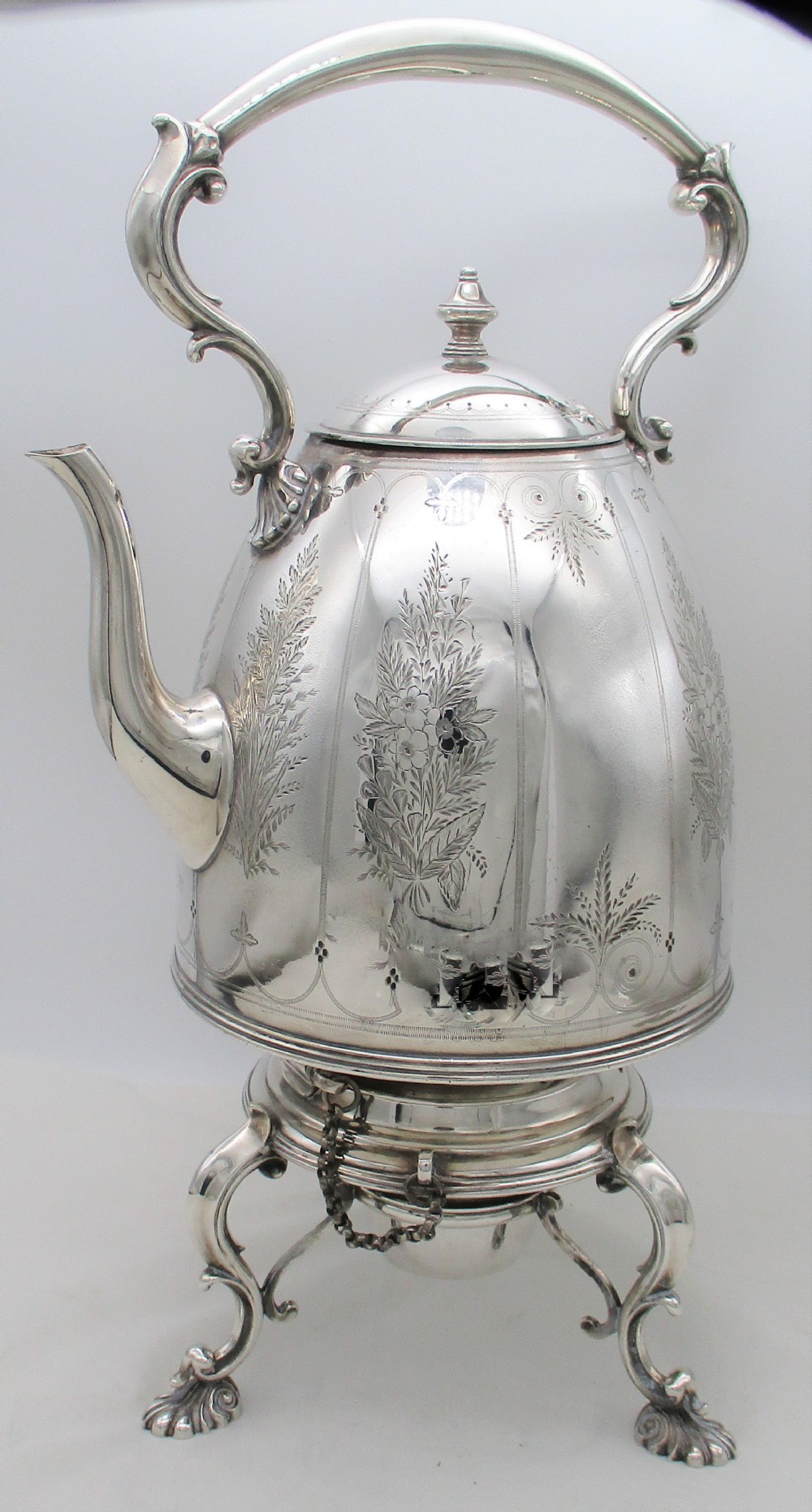 An Elkington & Co Silver Plated Spirit Kettle
