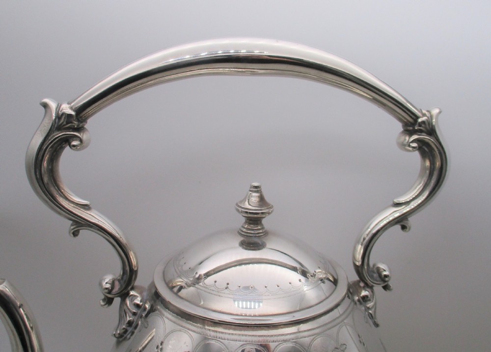An Elkington & Co Silver Plated Spirit Kettle View IV