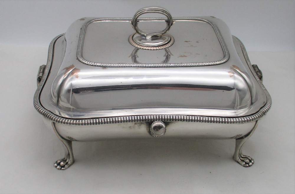 Good Old Sheffield Plated Warming Dish c1820
