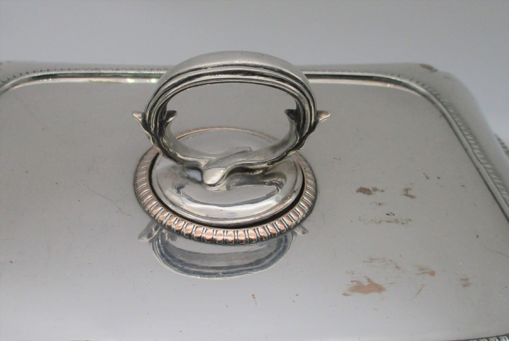 Good Old Sheffield Plated Warming Dish c1820 View III