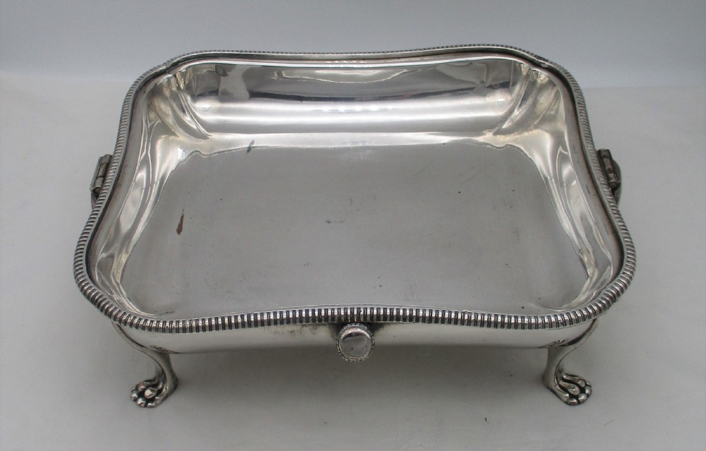 Good Old Sheffield Plated Warming Dish c1820 View IV