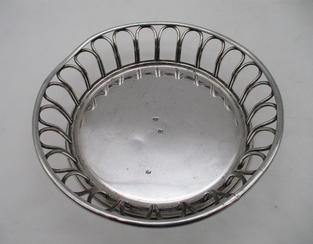 Late 18th Century French Pair of Old Sheffield Plated Wirework Coasters View VII