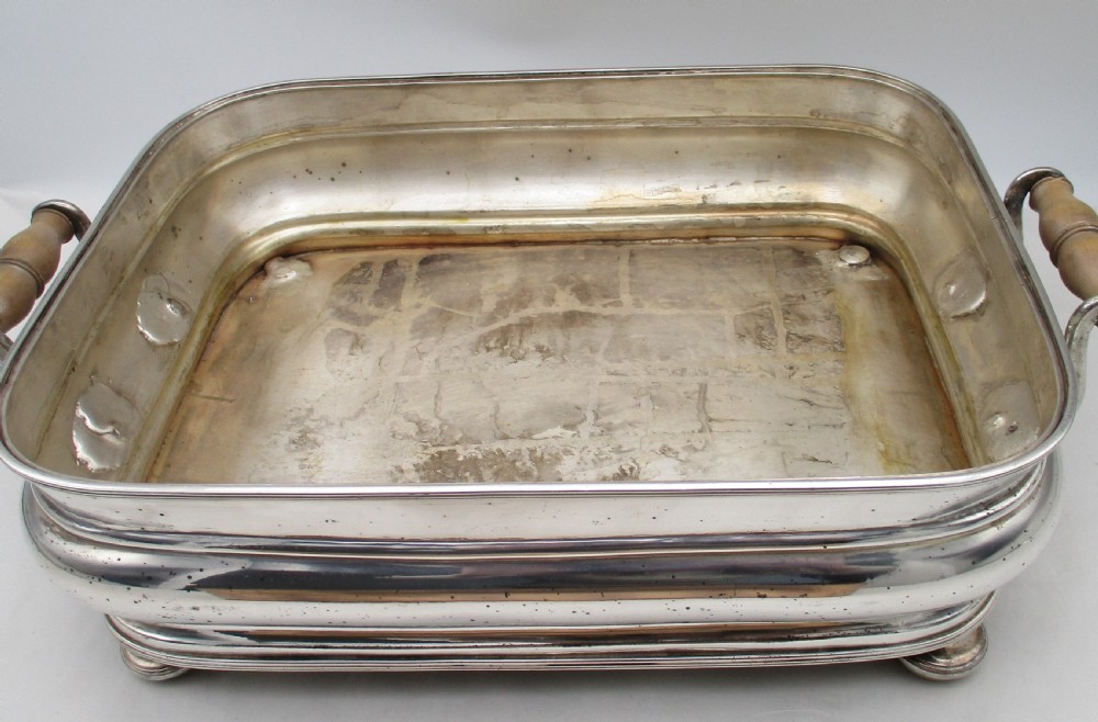 A Large Old Sheffield Plated Warming Tureen on Stand c1830 View VI