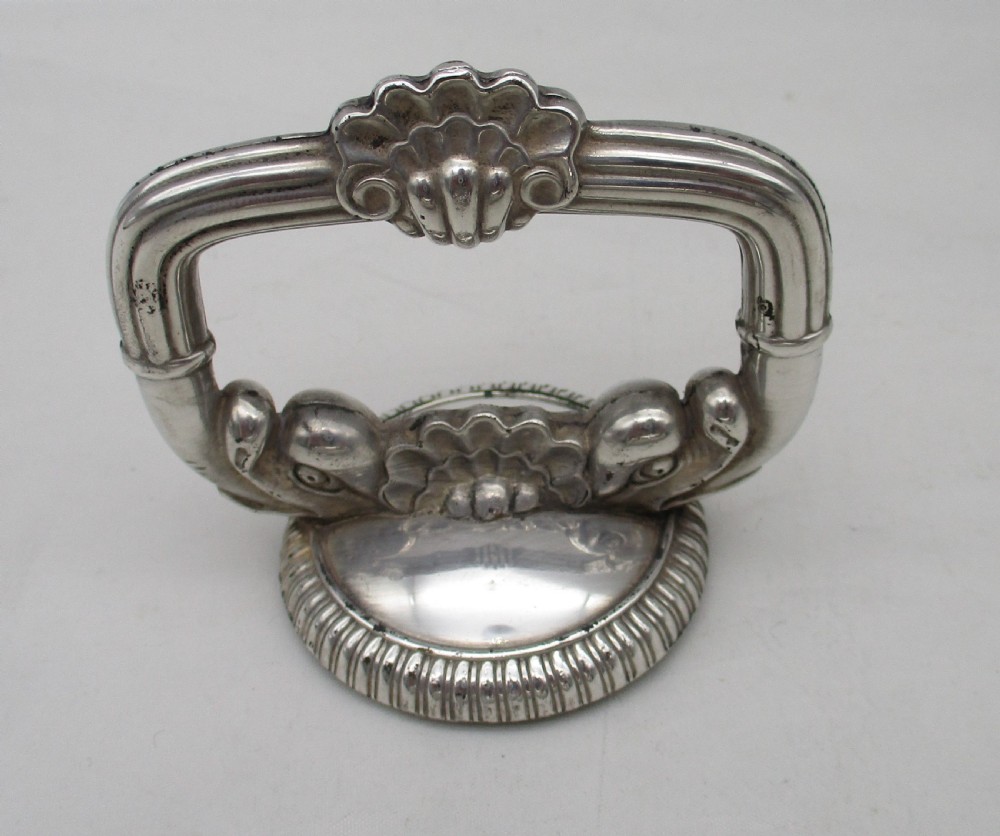 A Large Old Sheffield Plated Warming Tureen on Stand c1830 View XI