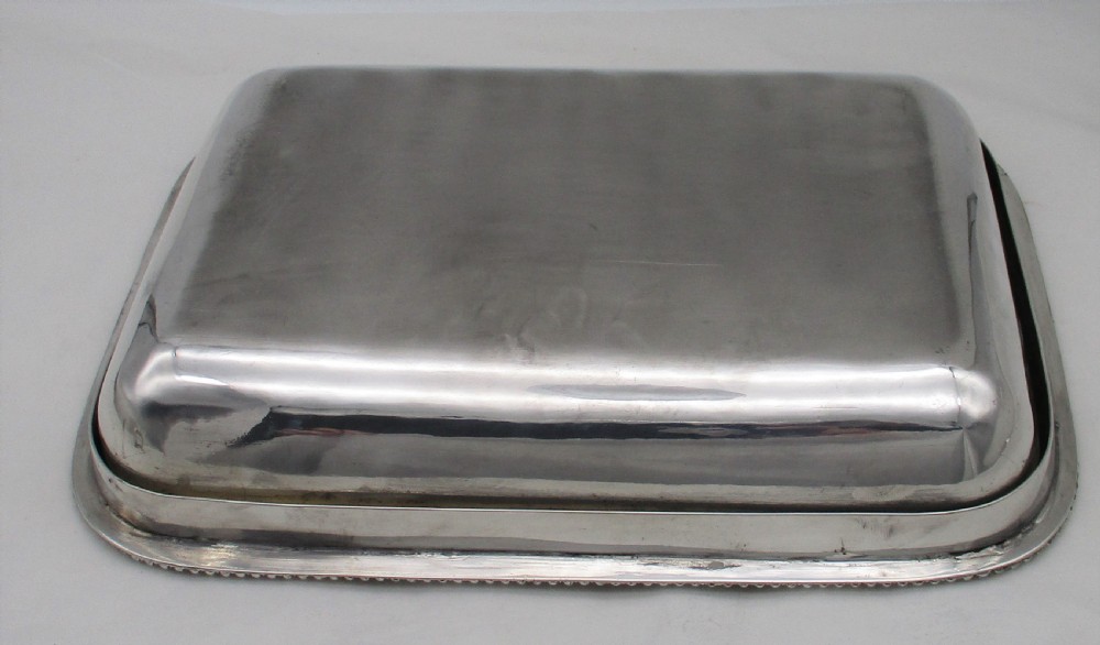 A Large Old Sheffield Plated Warming Tureen on Stand c1830 View XII