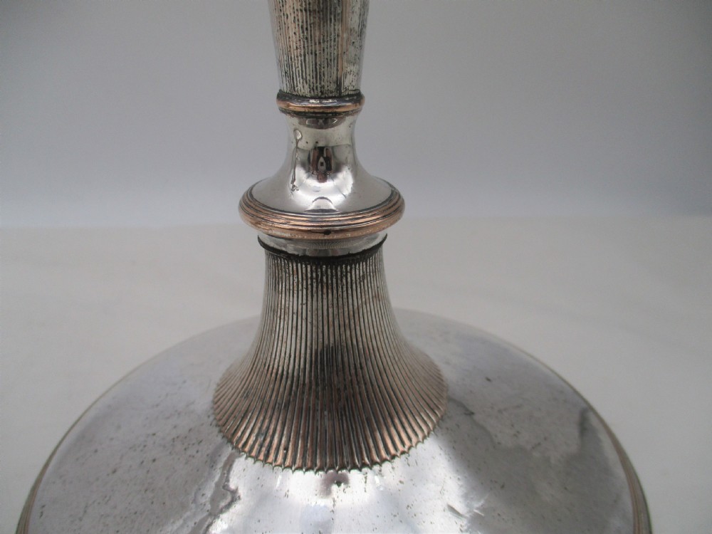 A Fine Pair of Old Sheffield Plated Candlesticks c1800 View V