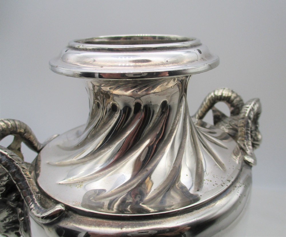 Elkington Pair of Silver Plated Vases 1868 View V