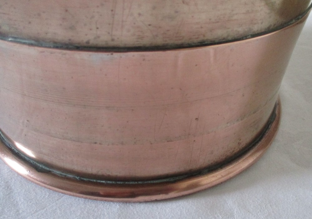 Fine Heavy 19th Century Copper Bucket View VII