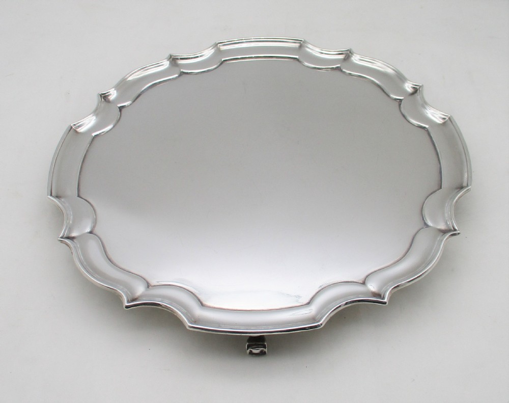 Good Silver Plated Cocktail Tray by Dixon & Sons c1900