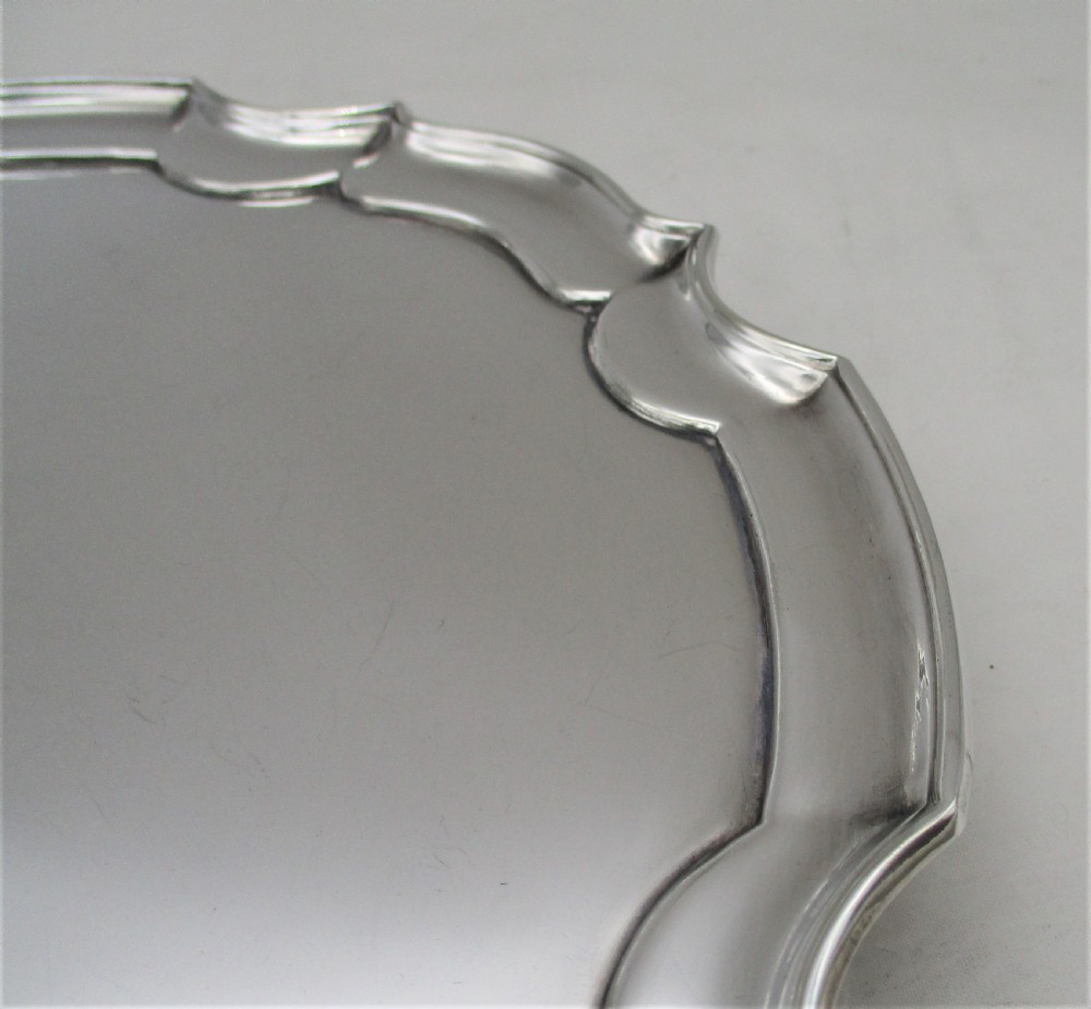 Good Silver Plated Cocktail Tray by Dixon & Sons c1900 View III