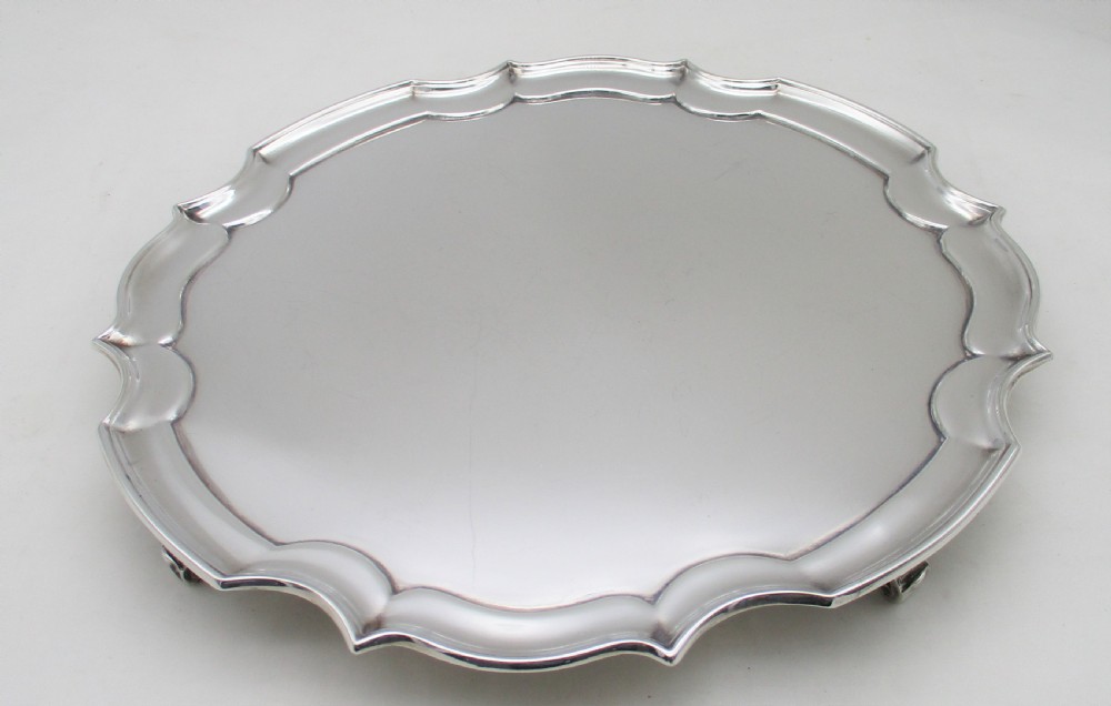 Good Silver Plated Cocktail Tray by Dixon & Sons c1900 View V
