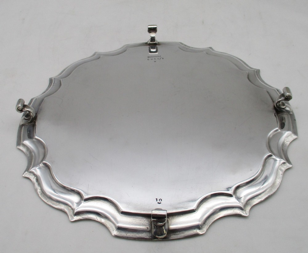 Good Silver Plated Cocktail Tray by Dixon & Sons c1900 View VI