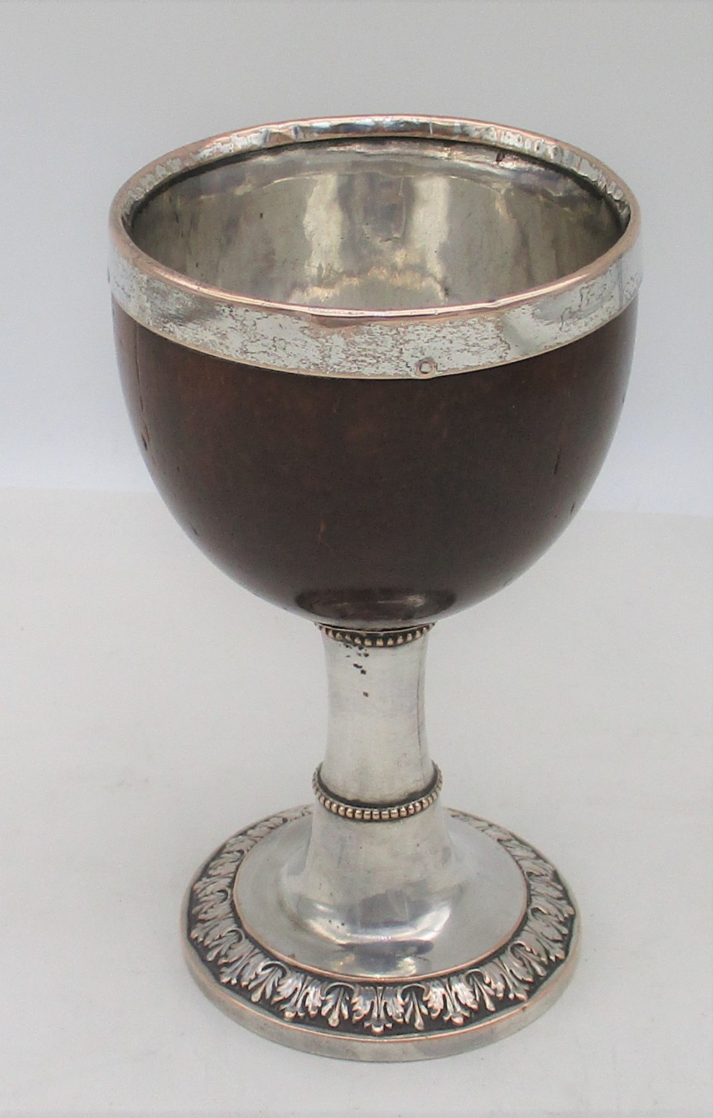 Rare 18th Century Old Sheffield Plated 'Coconut' Cup