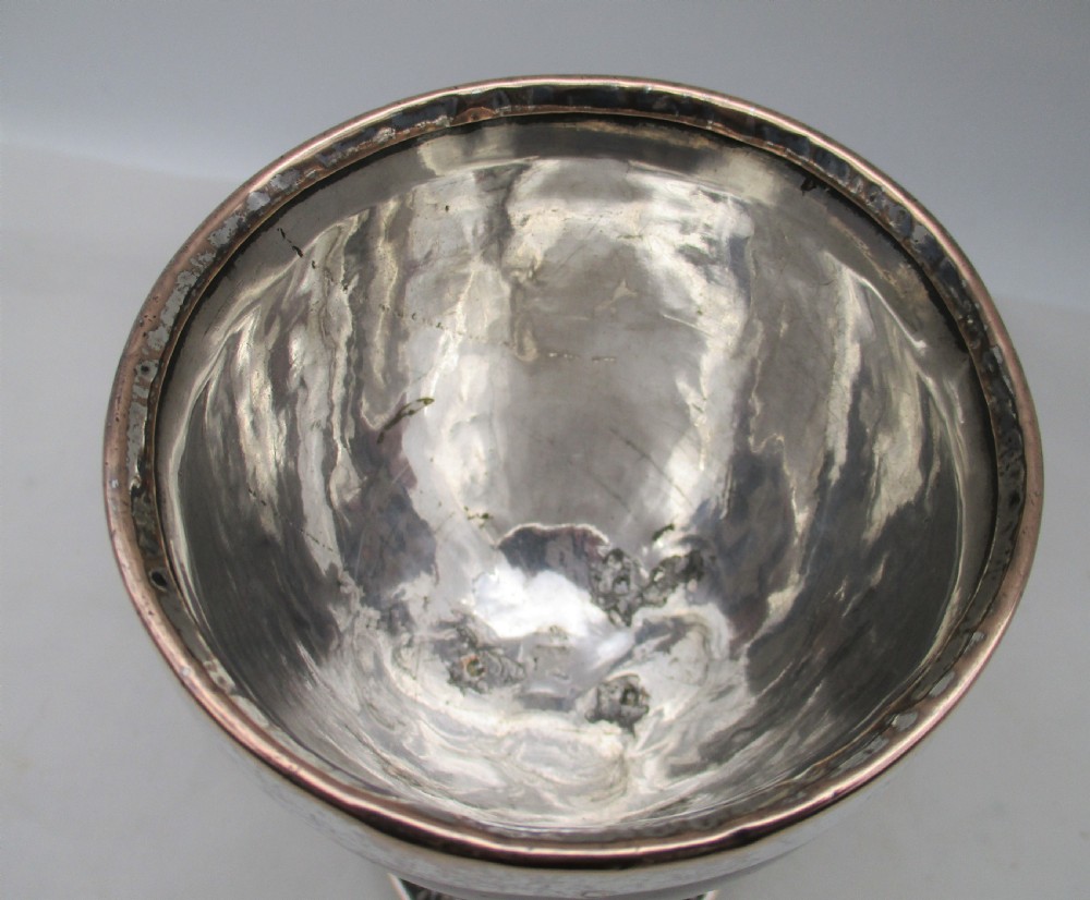 Rare 18th Century Old Sheffield Plated 'Coconut' Cup View III